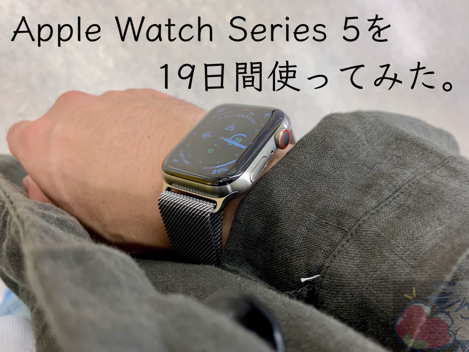 Apple Watch Series 5 (チタニウム)を19日使ってわかった５つのこと