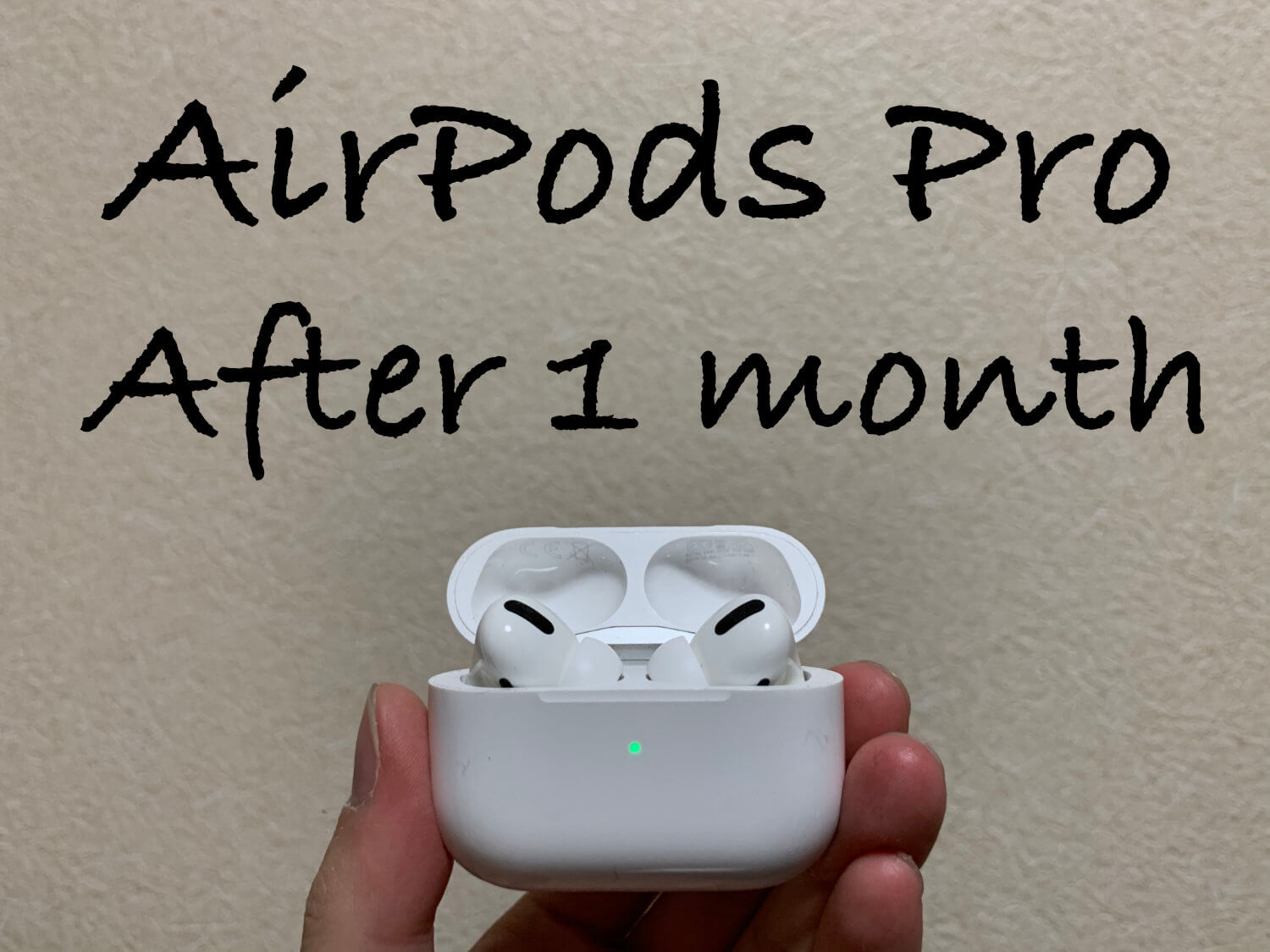 【レビュー】AirPods Proを１ヶ月毎日使ってわかった８つのこと
