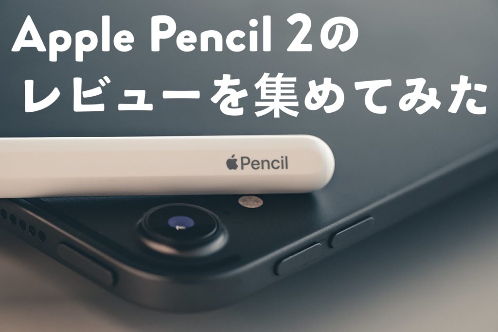 Apple Pencil (第2世代)のレビューを8名分集めてわかった59のこと | Apple信者1億人創出計画