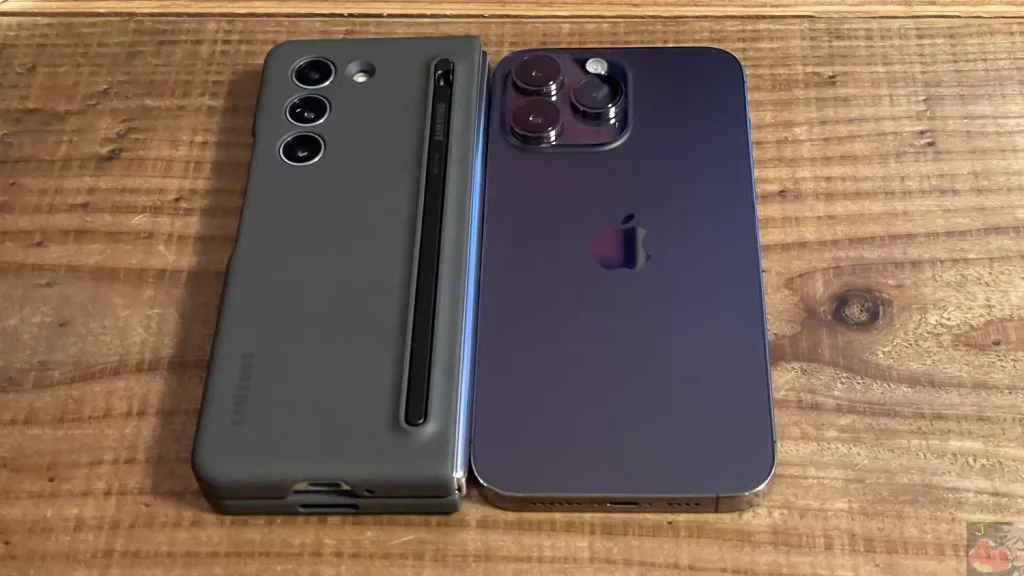 iPhoneと比較する意味なし】Galaxy Z Fold5とiPhone 14 Pro Max